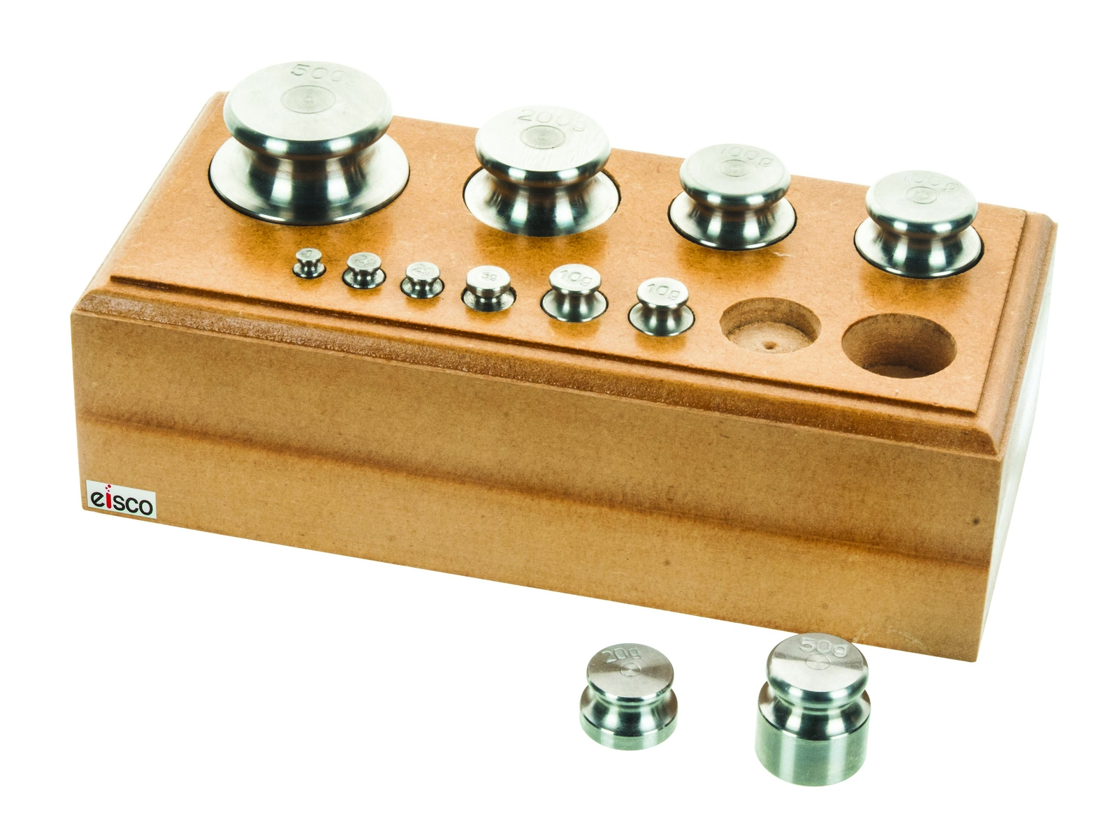 Balance Weight Set- Stainless Steel in Wooden Storage Block – Euro Design,