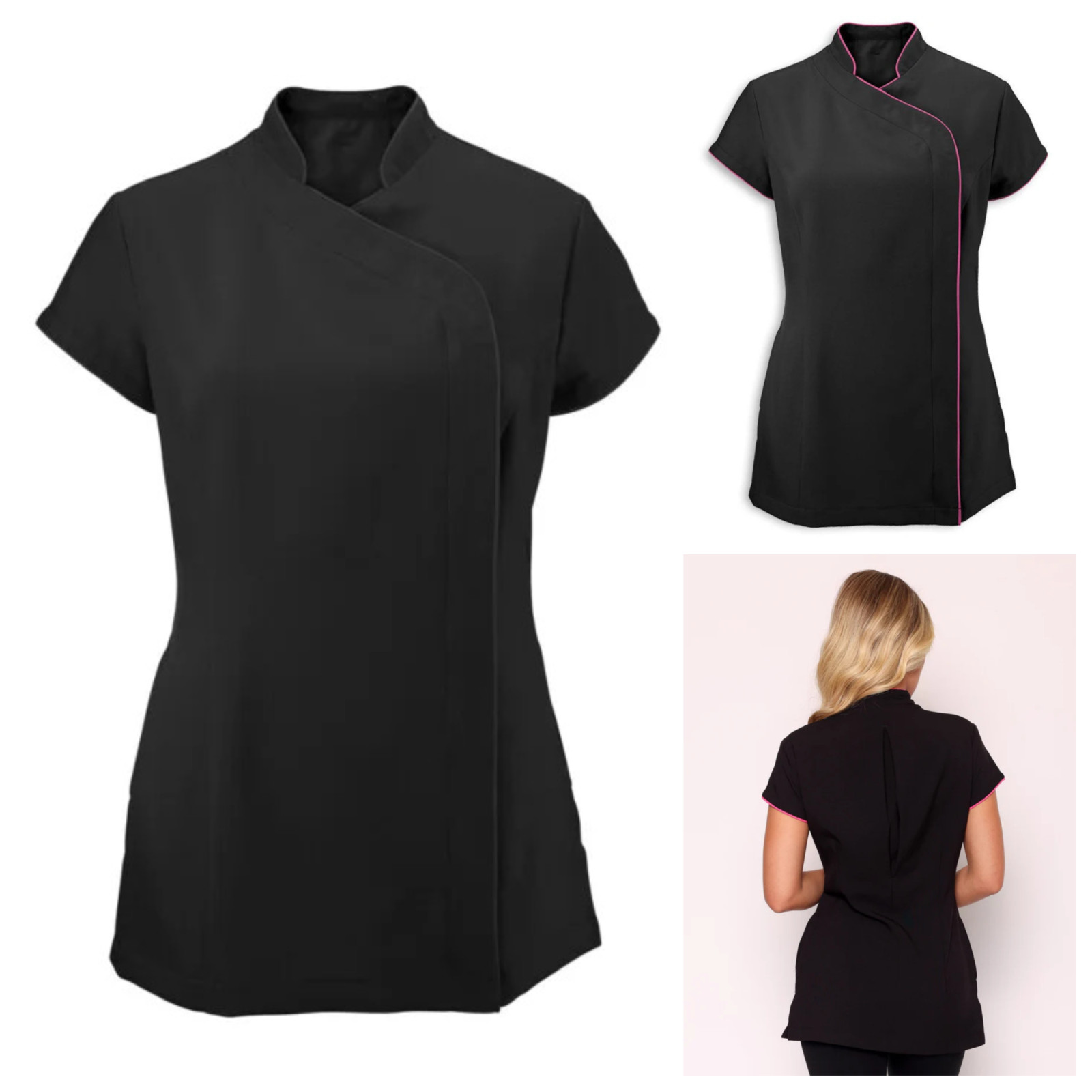 Beauty Tunic Hairdressing Spa Massage Therapist Health Work Nail Salon Uniform