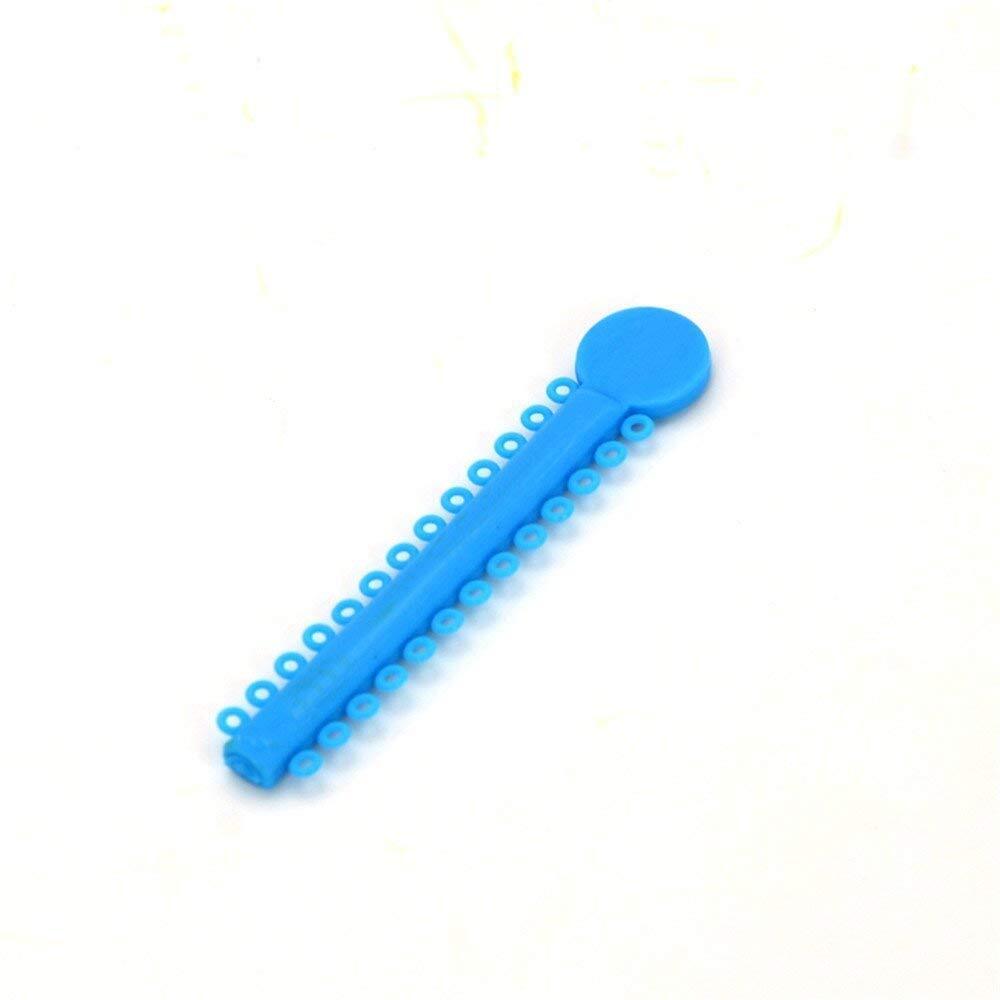 2Packs Dental Bracket Ligature Ties Orthodontic Braces Elastic Bands Mixed Color