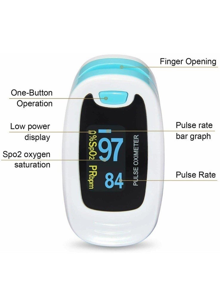 Contec CMS50NA Fingertip Pulse Oximeter SPO2 Pulse Rate Blood Oxgen Meter OLED