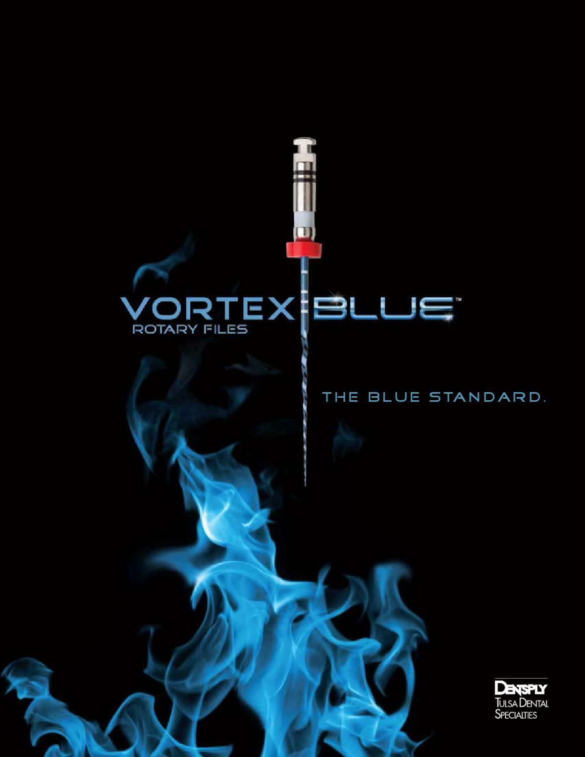 Dentsply Tulsa Dental Vortex Blue 21, 25, 30mm all Taper rotary file 30/pk