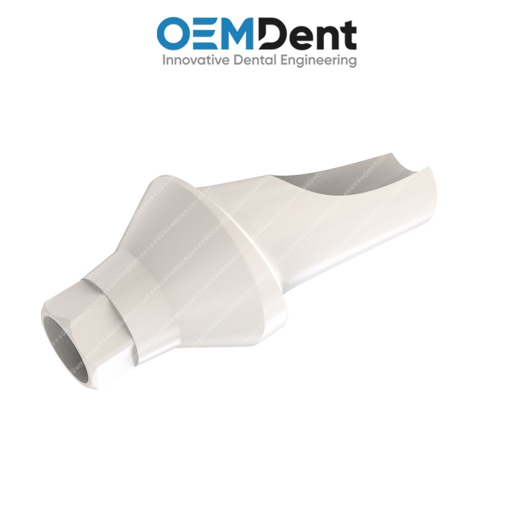Peek Temporary Anatomic Angled Prosthetics 15° Compatible Direct Interactive® RP