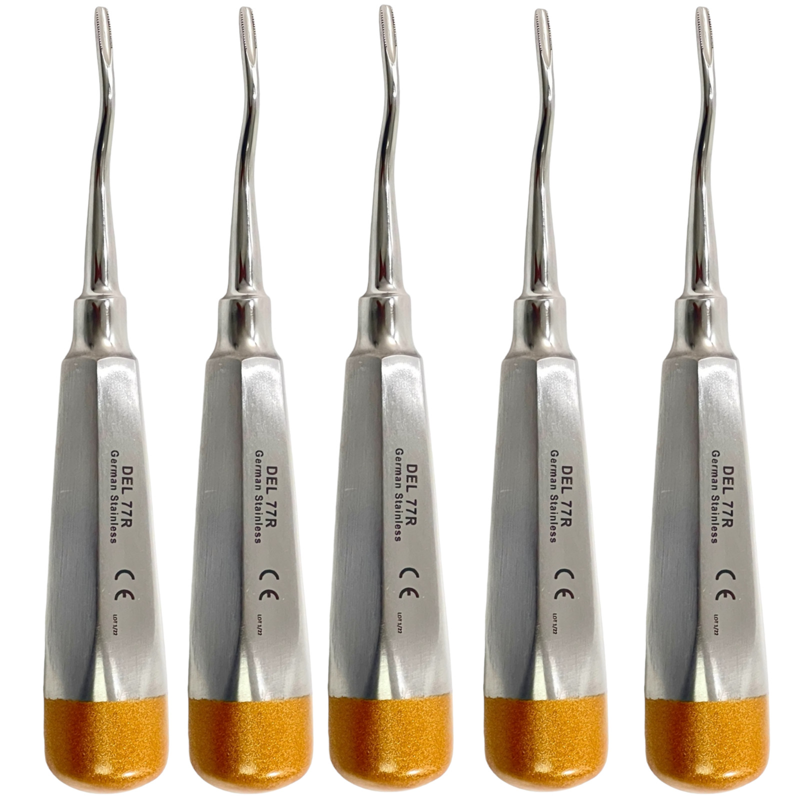 Premium Dental Root Elevator Serrated #77R Extraction Dental Instruments German