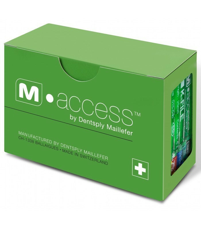 Dentsply Maillefer M-Access K-Flexofile 25mm All sizes 30 file/pack Swiss Made