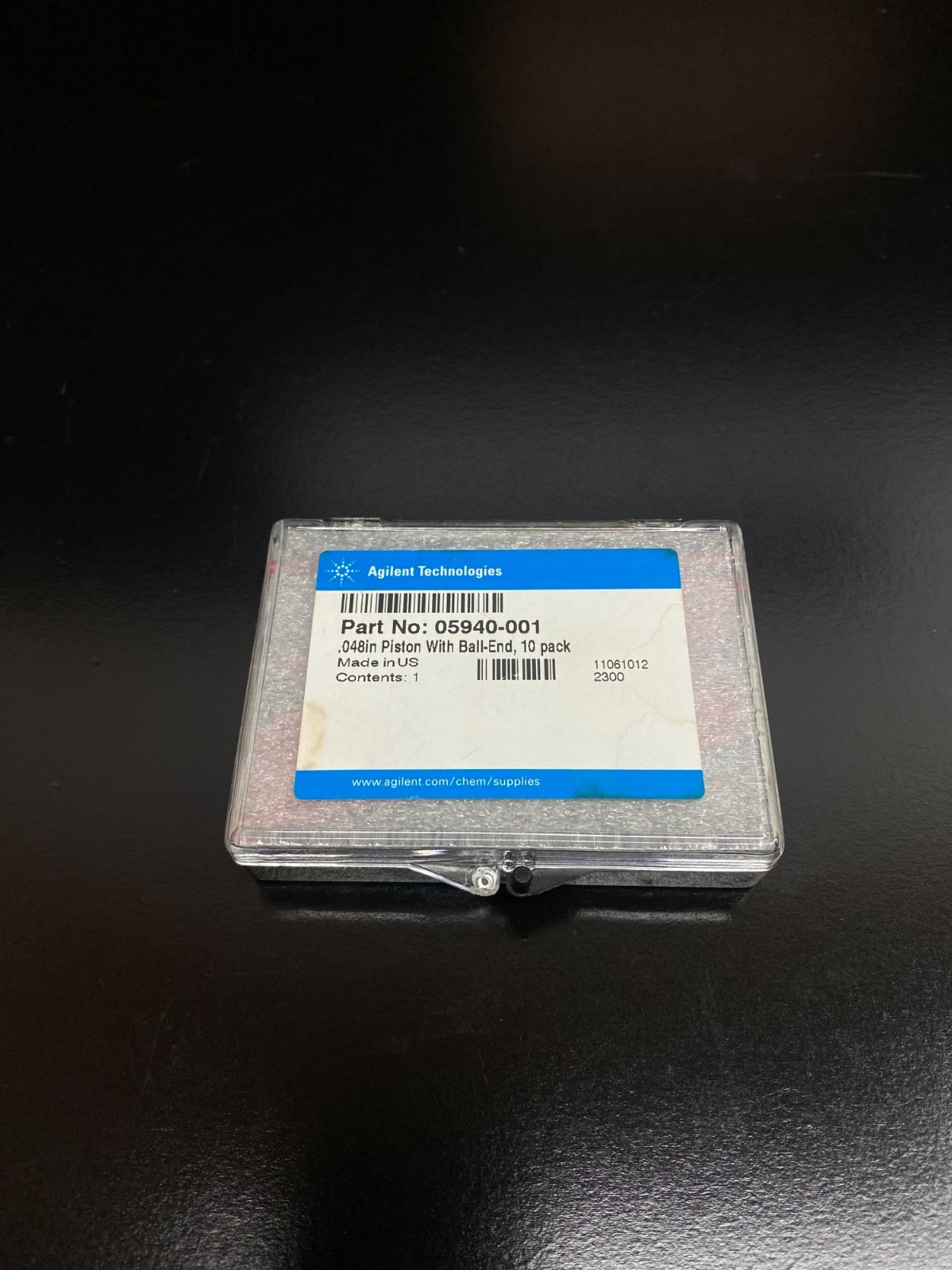 Agilent Technologies Part No 05940-001 Piston With Ball End 0.48 In 7 PCS