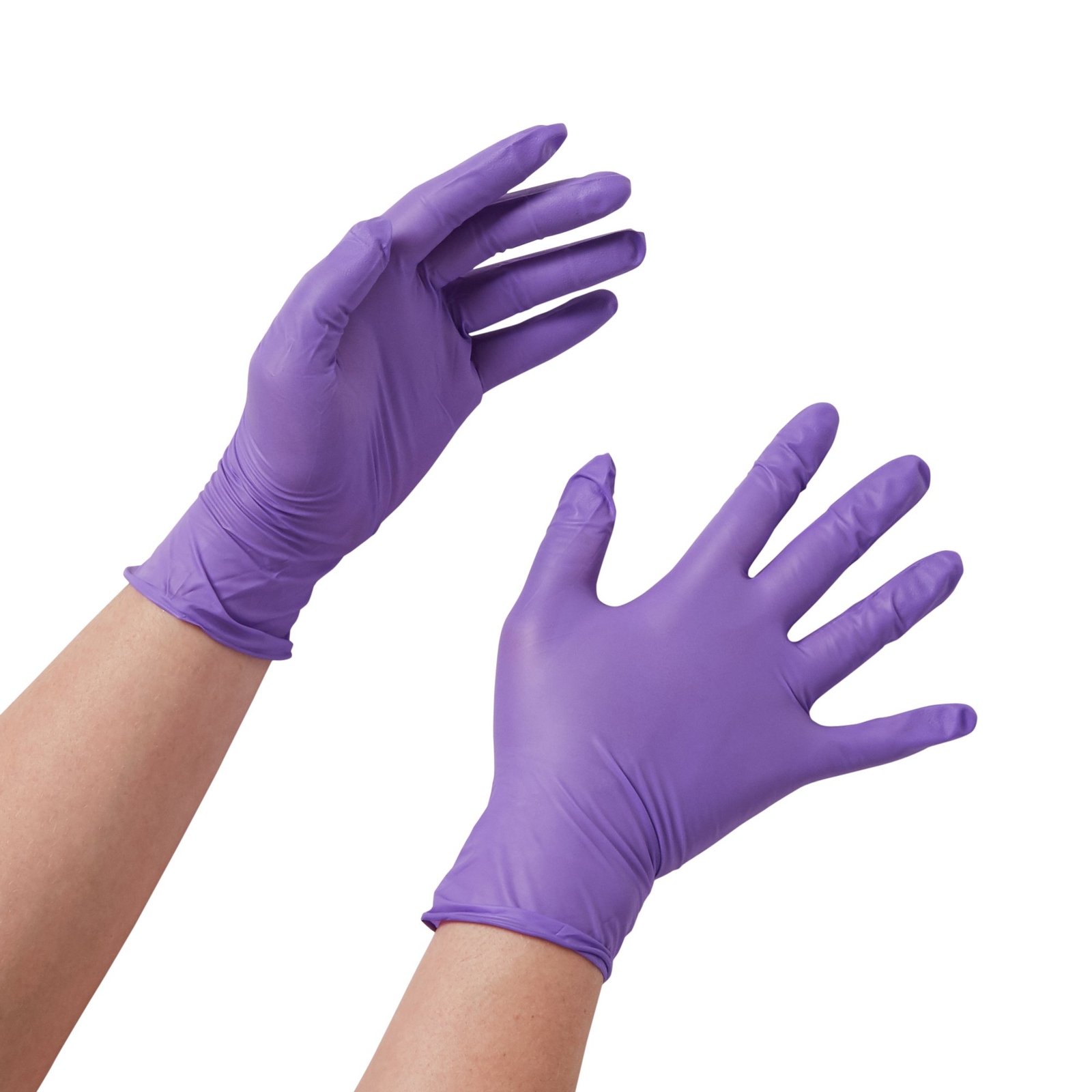 Purple Nitrile Nitrile Exam Glove Standard Cuff Length LARGE 1000 per Case