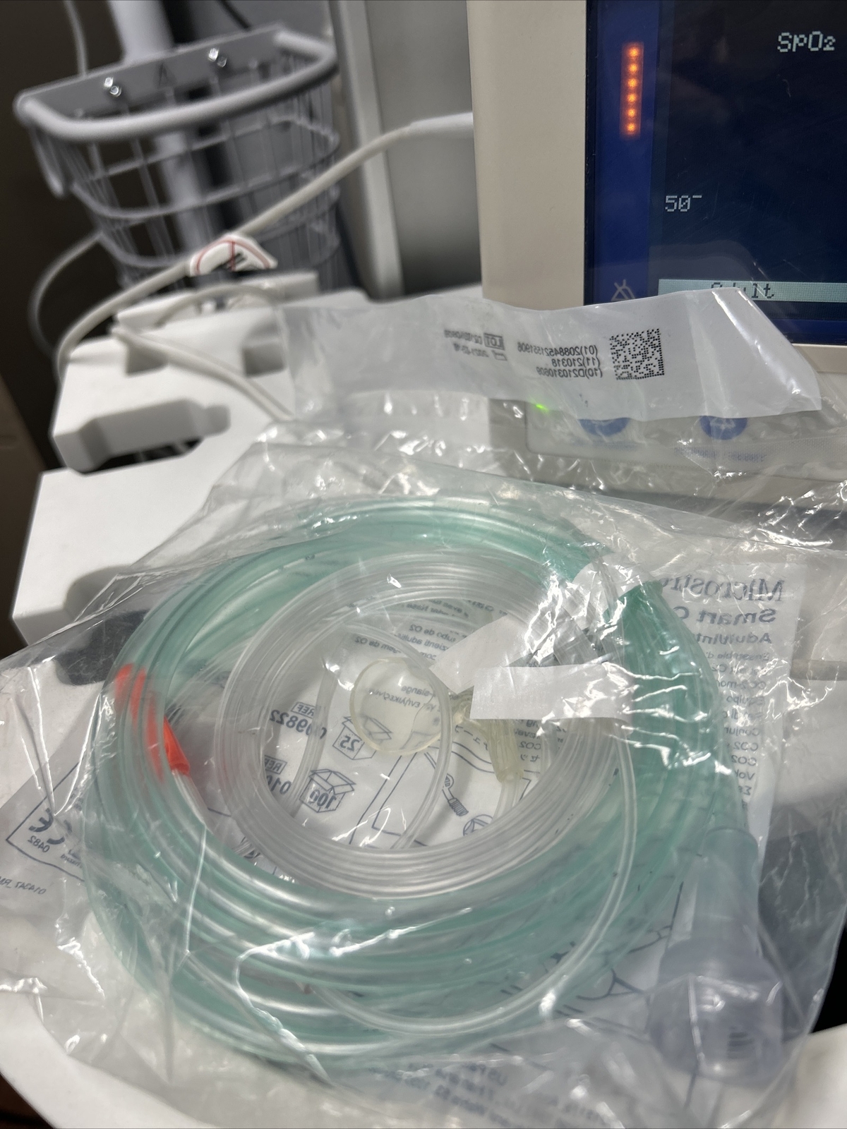 Casmed 750 Masimo Set Capnograph Oximeter portable patient ready