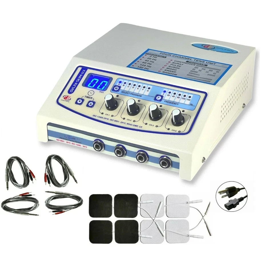 Latest Delta 4-Channel Unit Multiple uses physiotherapy machine Use