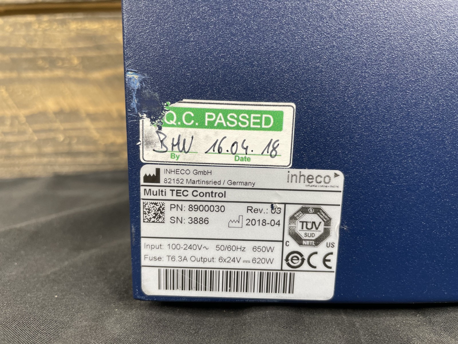 INHECO MULTI TEC CONTROL CPAC HT Controller w/ 2x Blue CPAC HT Cards | 8900030