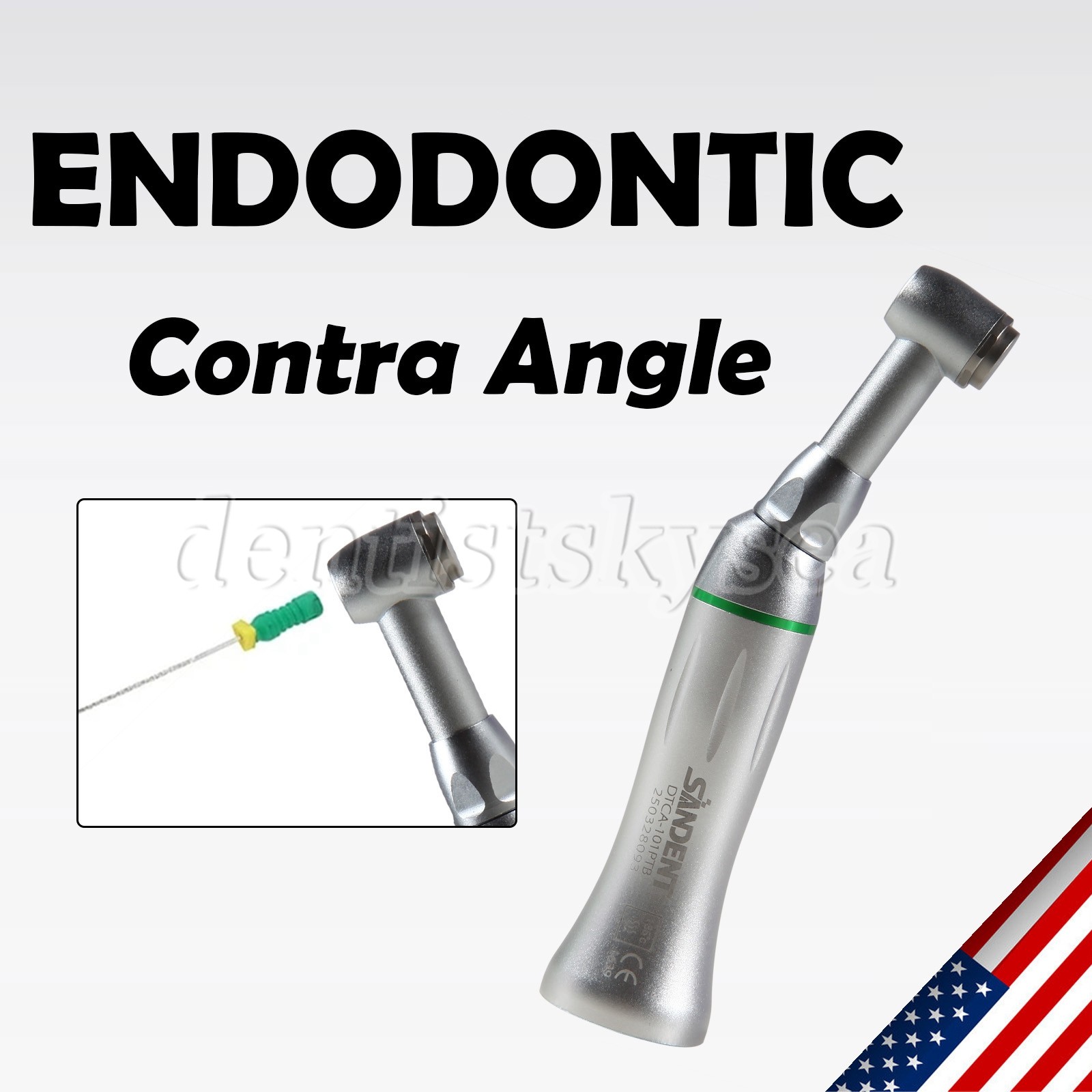 11X SANDENT Turbine Dental Fast High Speed Handpiece 4 Hole Clean Head USA