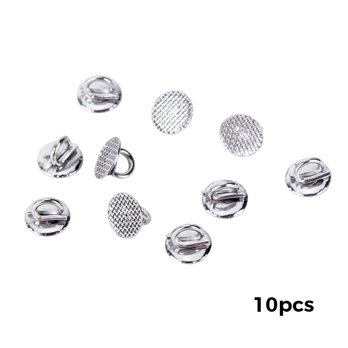 AZDENT Dental Orthodontic Lingual Buttons Bondable Round /Rectangular Base