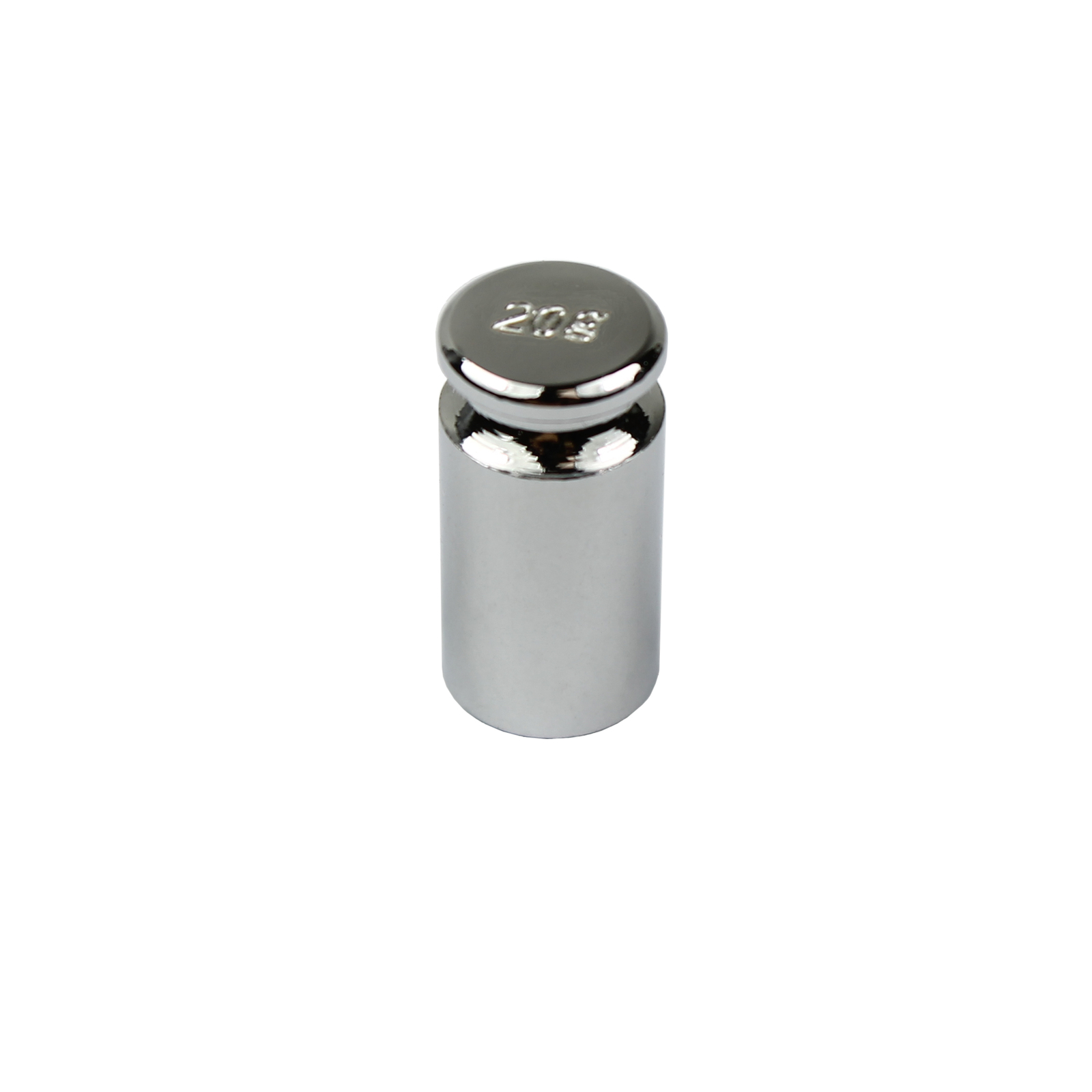 2000g / 2kg Chrome Calibration Weight with 20 Gram Test Weight