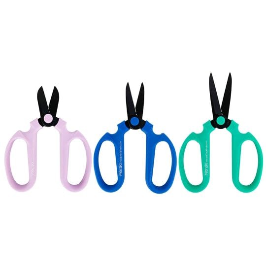 Meraki Floral Tools Flower Scissors Set Of 3 Carbon Steel Blades 3 Sizes In