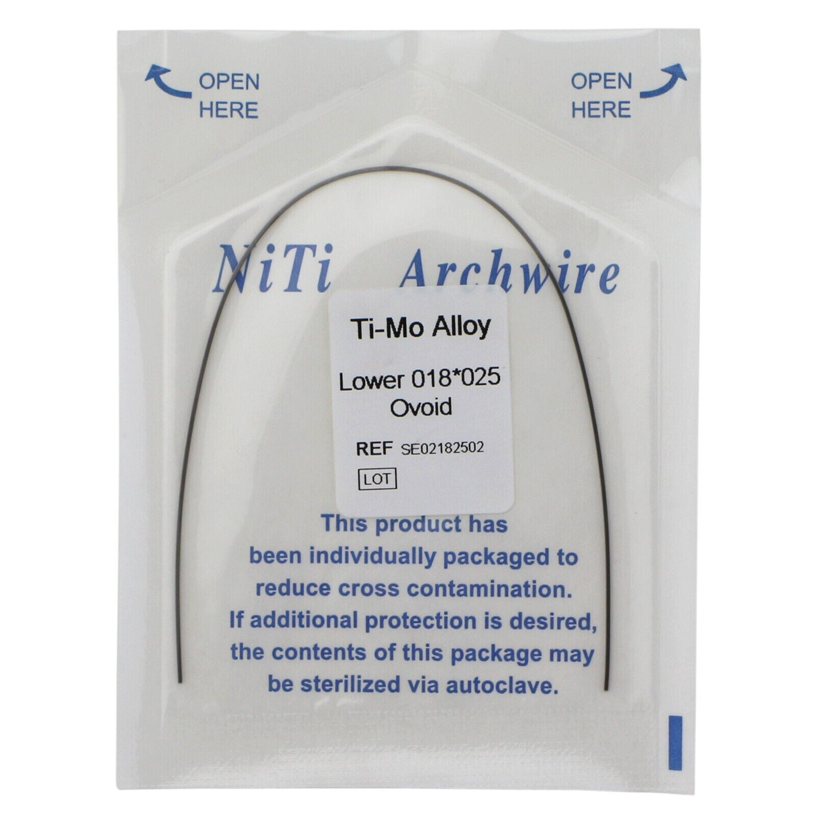 10 Packs Dental Orthodontic Beta Titanium Molybdenum Alloy Arch Wire Rectangular