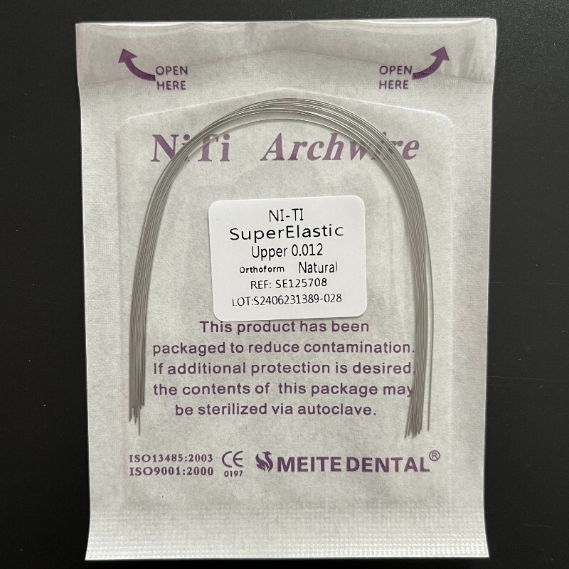 30Packs Dental Orthodontic Super Elastic Wire Niti Round Arch Wires Natural Form