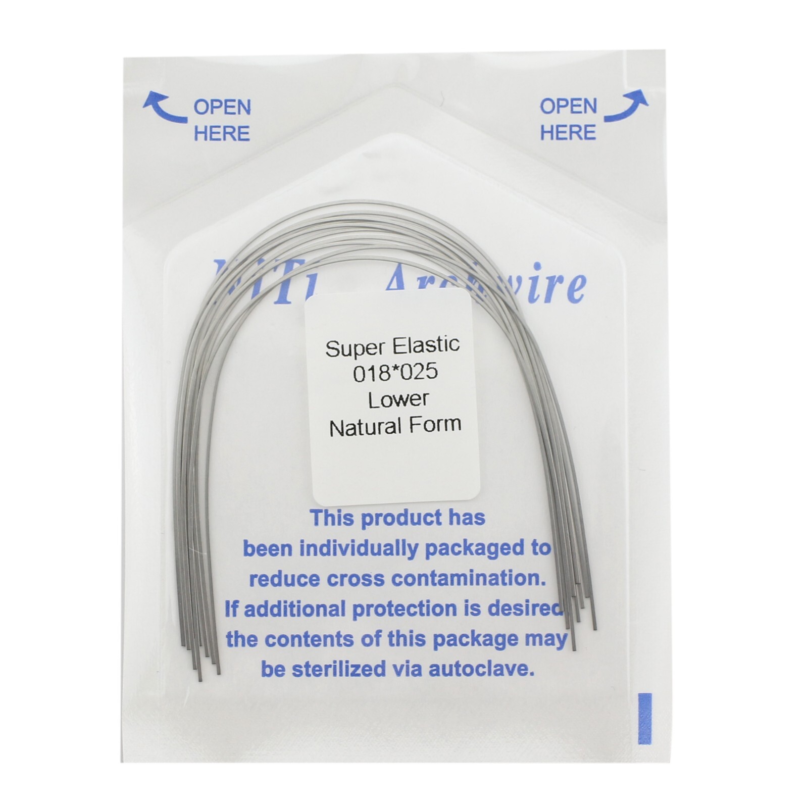 Dental Orthodontic Niti Arch Wire Elastic Rectangular Round Arcos de Ortodoncia