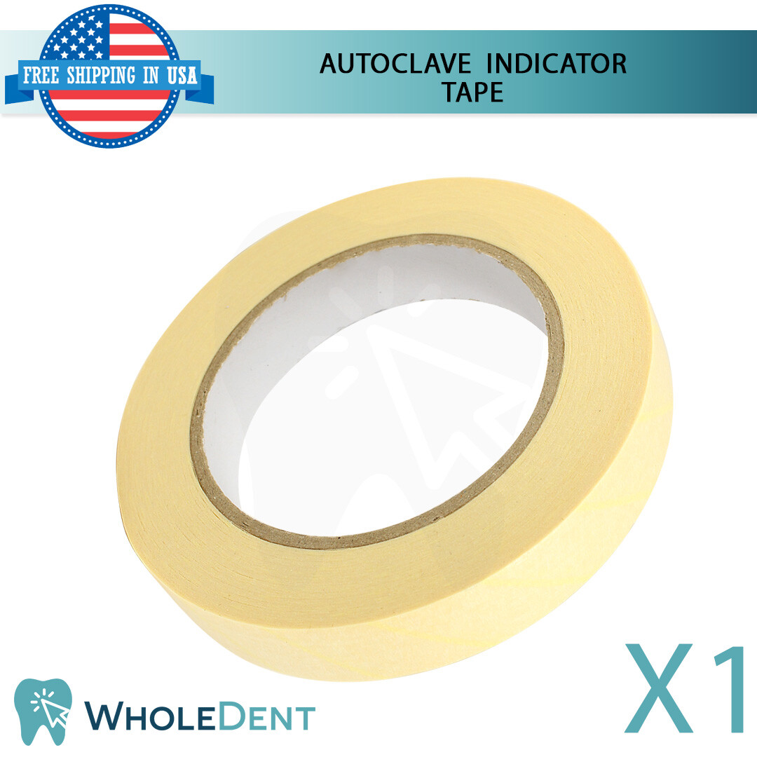 Autoclave Indicator Tape Sterilization Dental Adhesive Defend 19mmx50m Steam