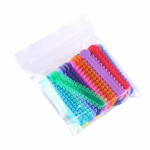 Dental Orthodontic Ligature Ties Elastics Rubber Bands /Round Niti Archwire