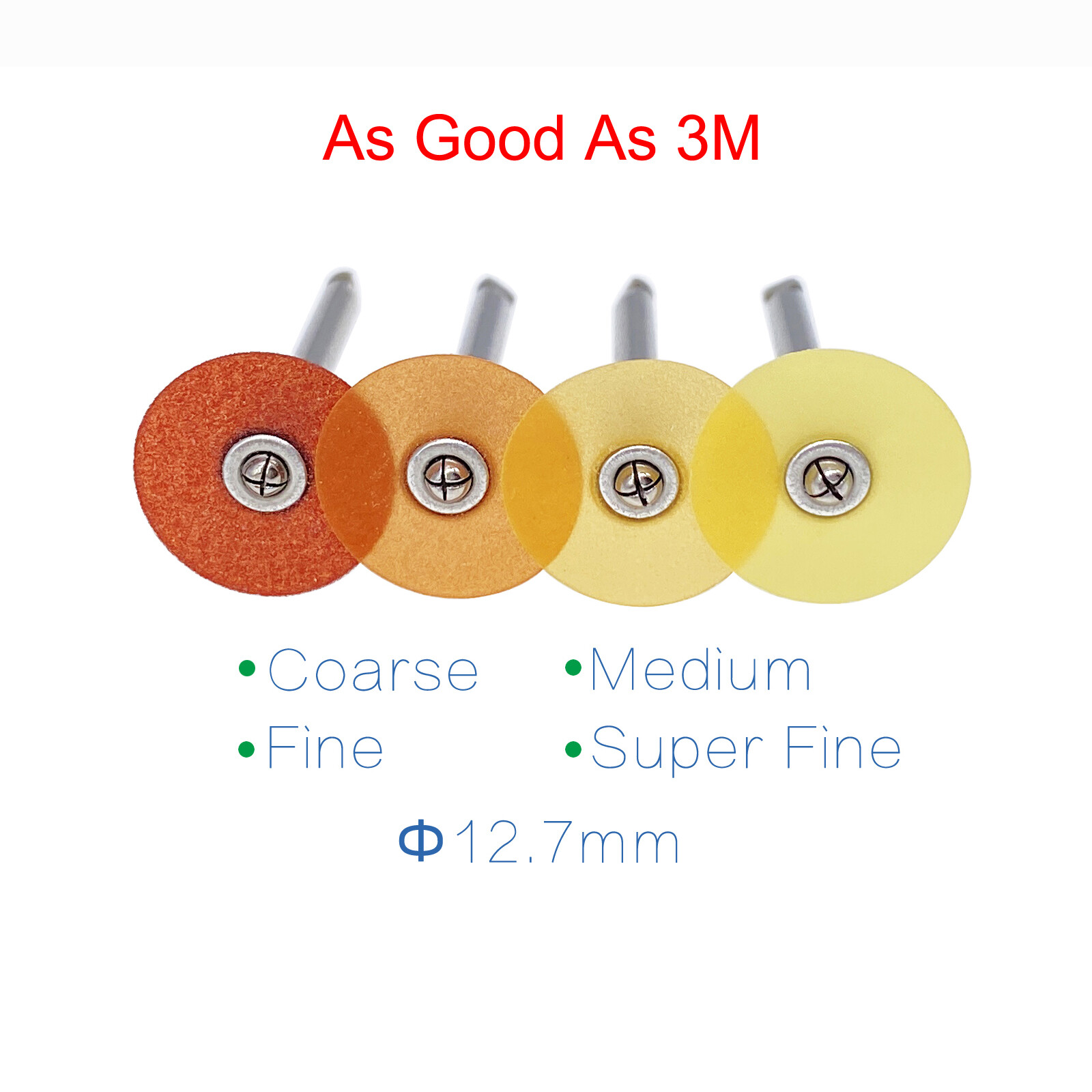 Dental Sof-Lex Contouring & Polishing 2382C/2382M/2382F/2382SF Discs 1/2″ 12.7mm