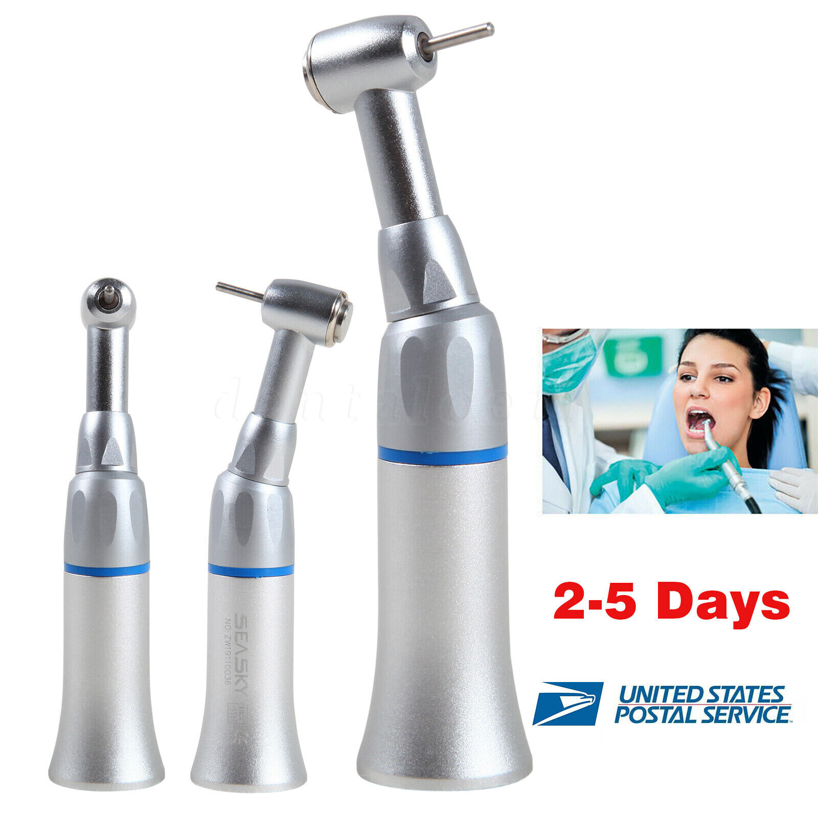 Dental Slow Low Speed Push Contra Angle Handpiece NSK Style 1.6mm Friction Grip