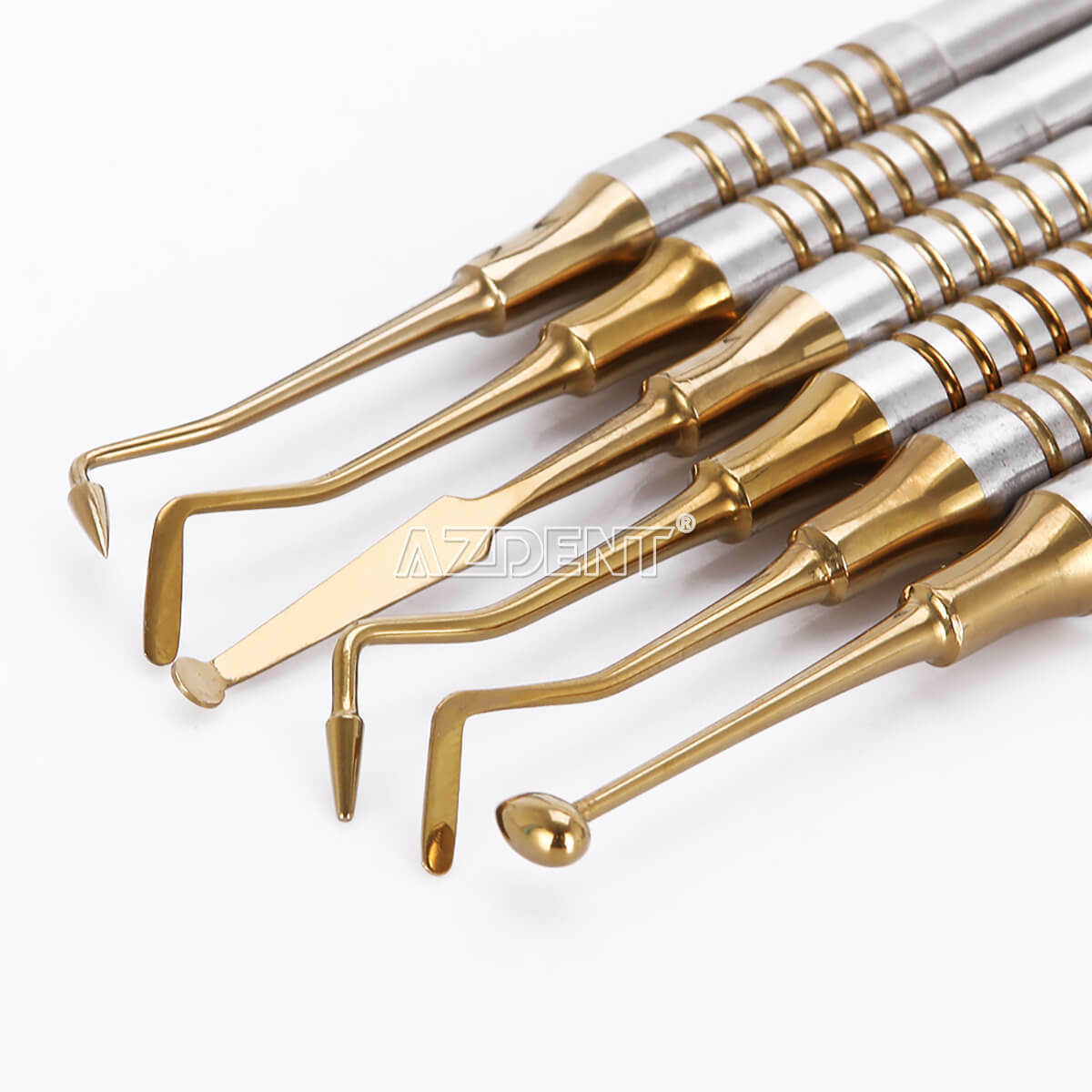6pcs/set Dental Composite Resin Filling Spatula Repair Restorative Instruments