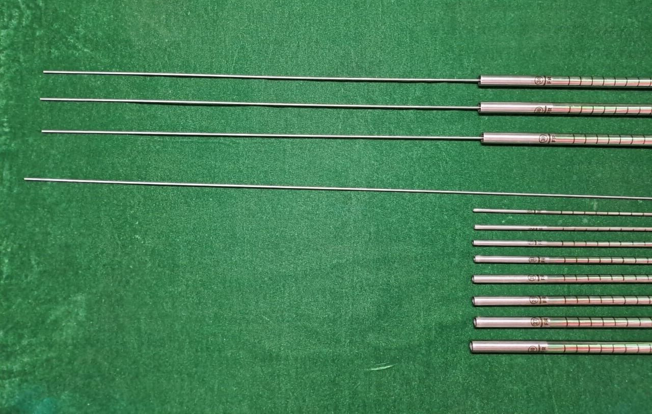 4 Set Laparoscopic PCNL/Alkine Telescopic Metal Dilator Set Reusable Instruments