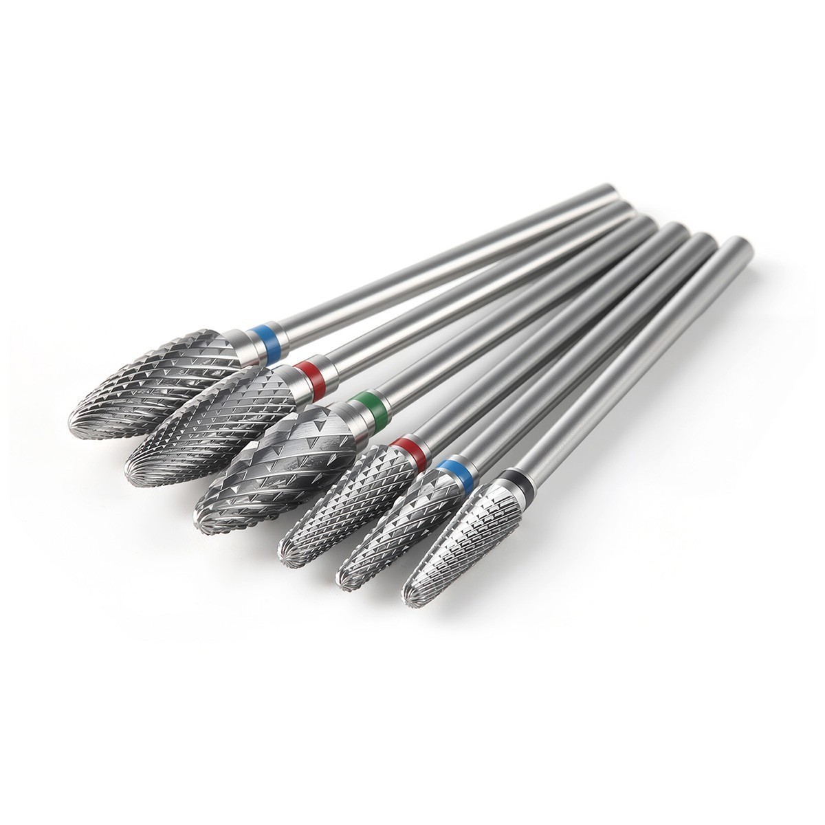 Dental Low Speed Lab Tungsten Steel HP 2.35mm Carbide Cut Burs Polishing 6 Sizes