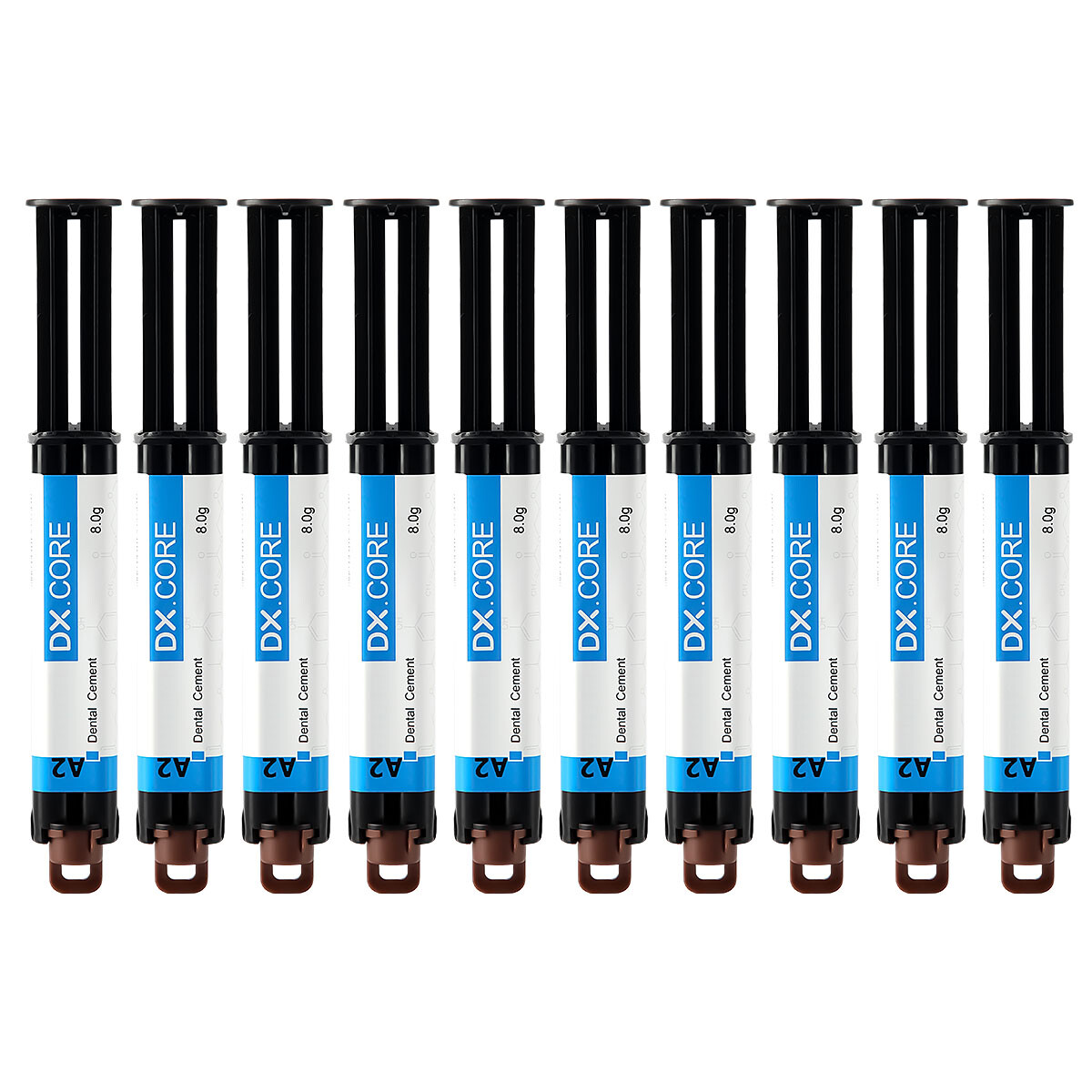 Dentex Dental Dual Cure Flowable Composite Resin Core Build Up A2 8g/Syringe