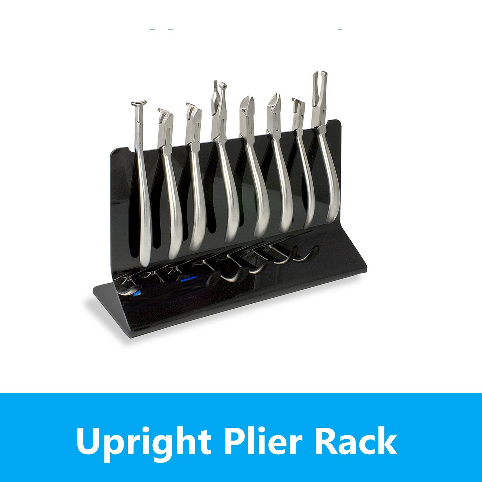 Dental Orthodontic Upright Straight Plier Rack Organizer for Ortho Organization