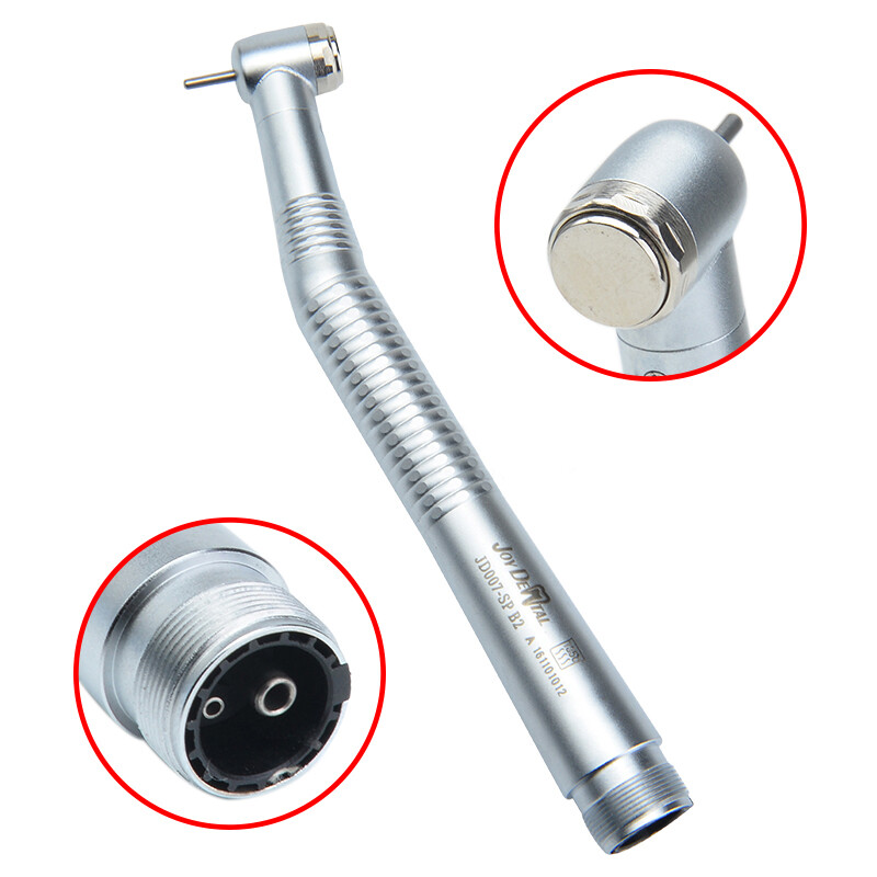 Dental High Speed Handpiece 1-way spray Push Button 4/2 Hole For 1.6mm Burs