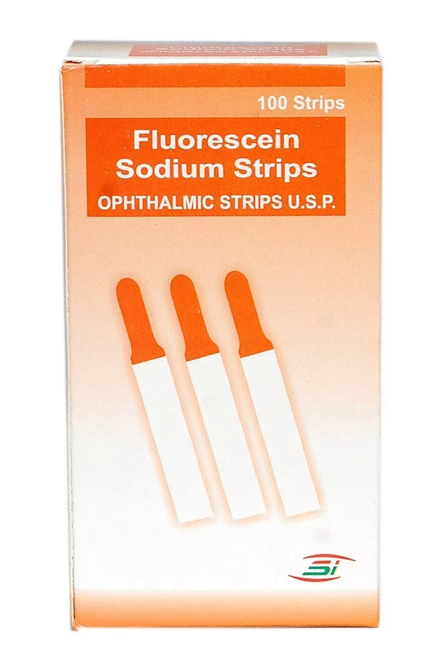 Fluorescein Strips Pack of 100pc Long Exp