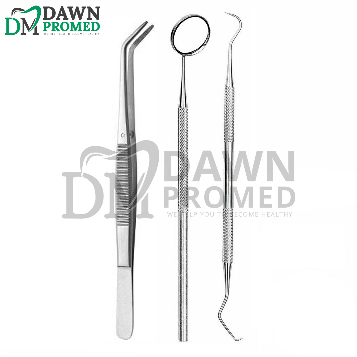 90 Pcs Basic Dental Instrument Set With Scaler Tray For Teeth Cleaning German Gr