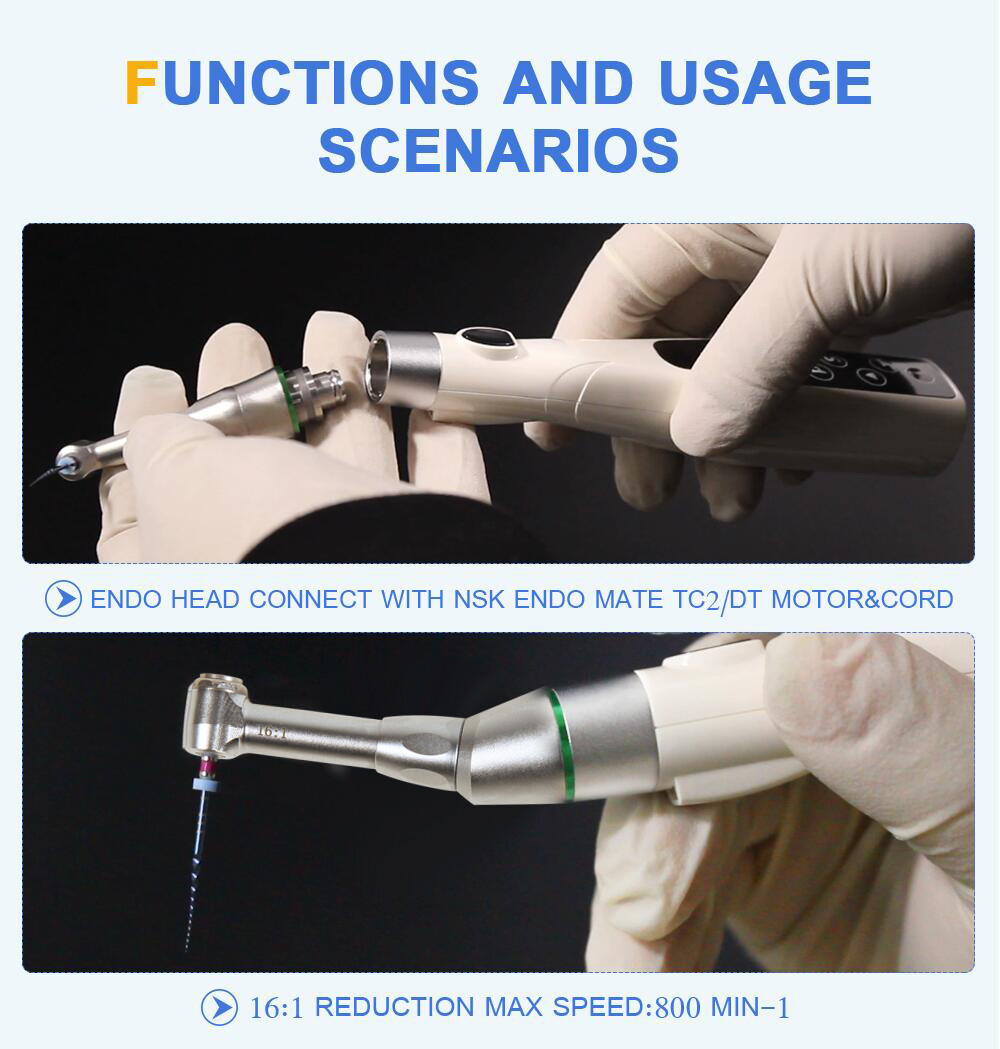 Replace Dental 16:1 Contra Angle MINI Head for Endo Motor Root Canal Treatment