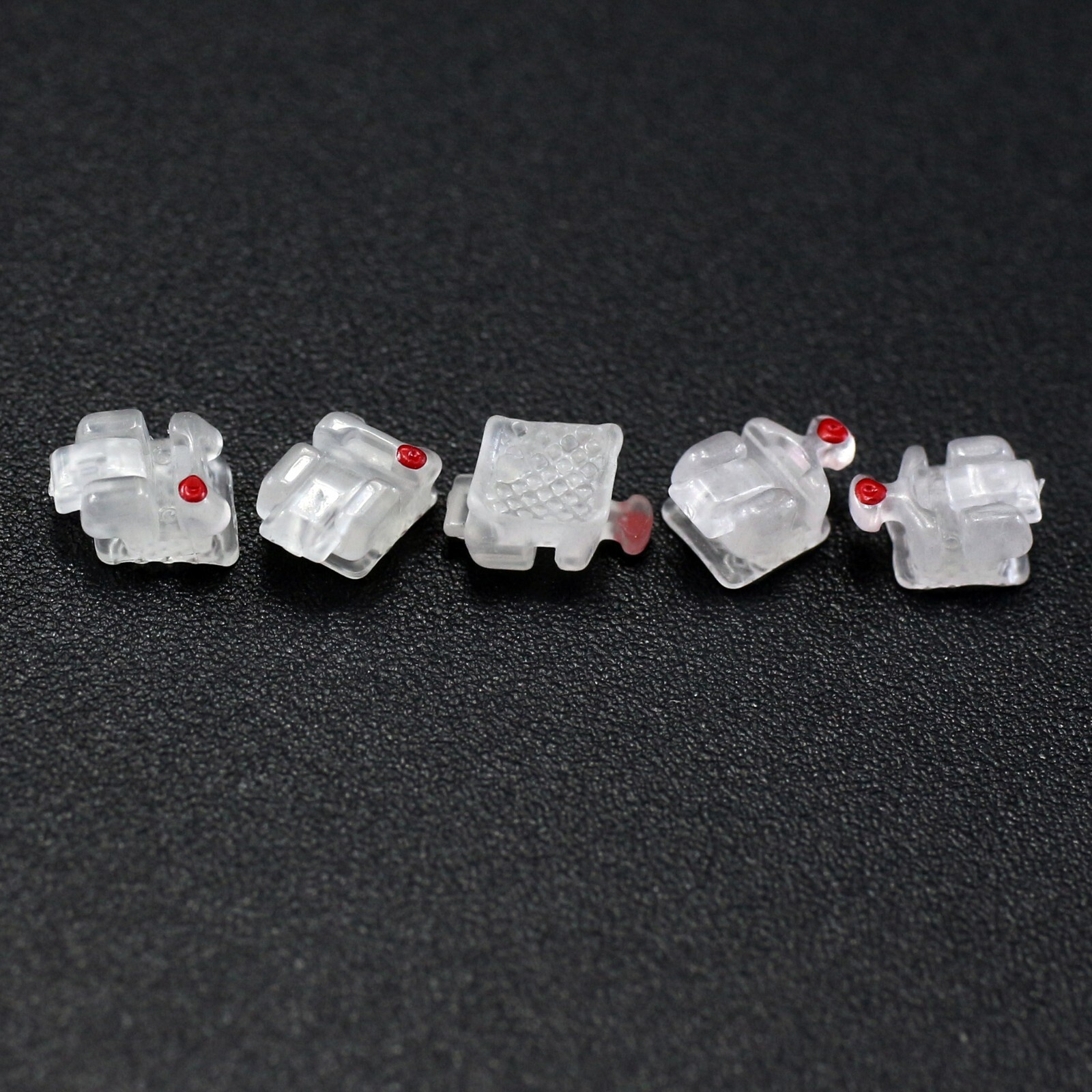 Dental Orthodontic Brackets Self Ligating Braces Metal Ceramic Roth MBT 022 345