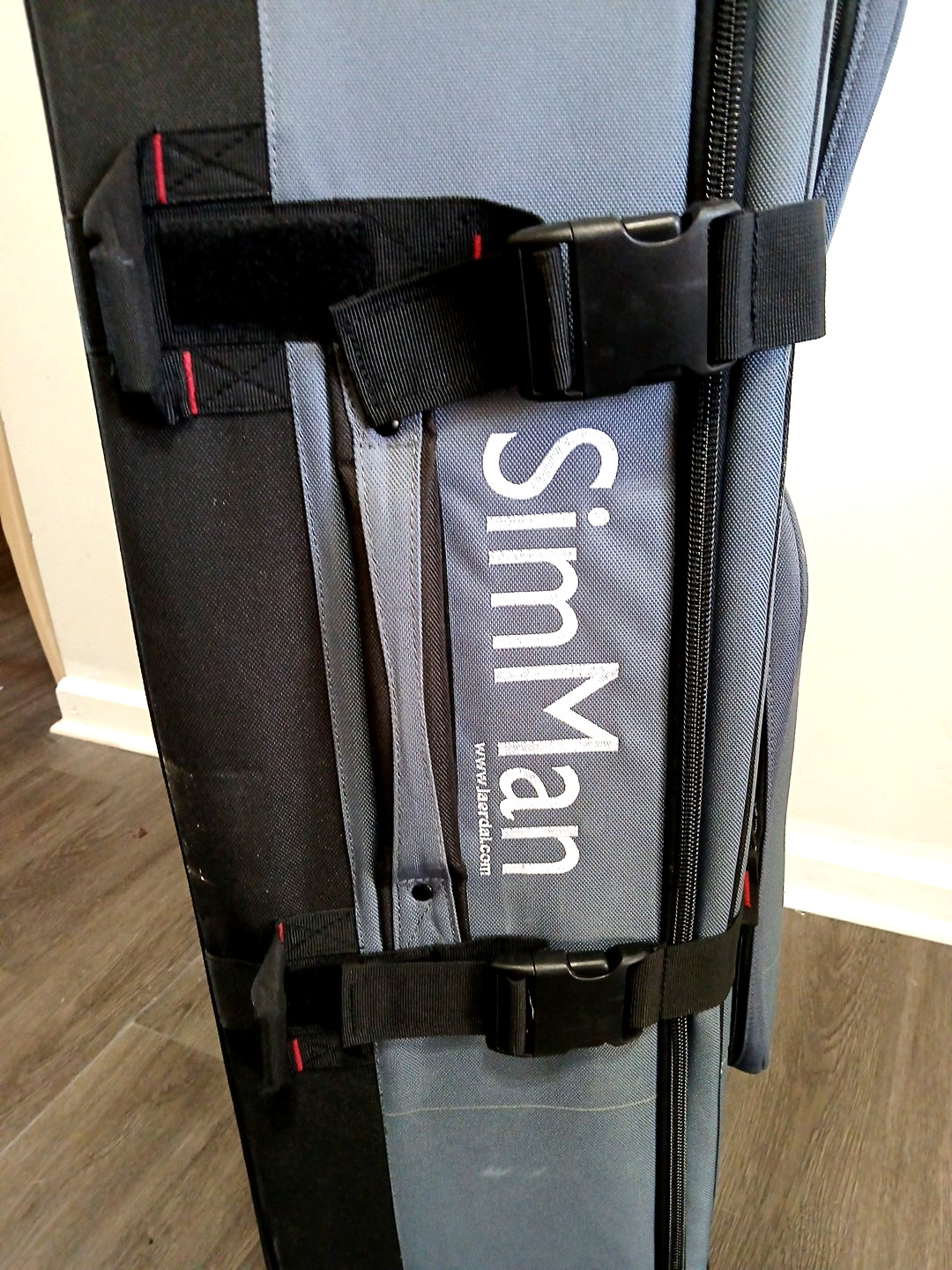 Laerdal SimMan ALS CPR Manikin Equipment Rolling Case Bag w/ pads, extra wheels