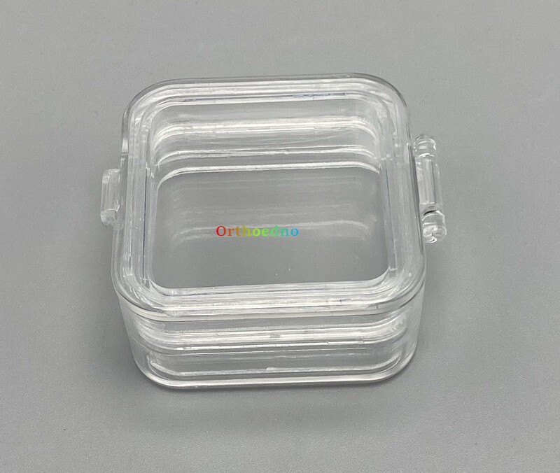 90Pcs Denture False Teeth Membrane Case Container Hinged Display Box Jewelry USA
