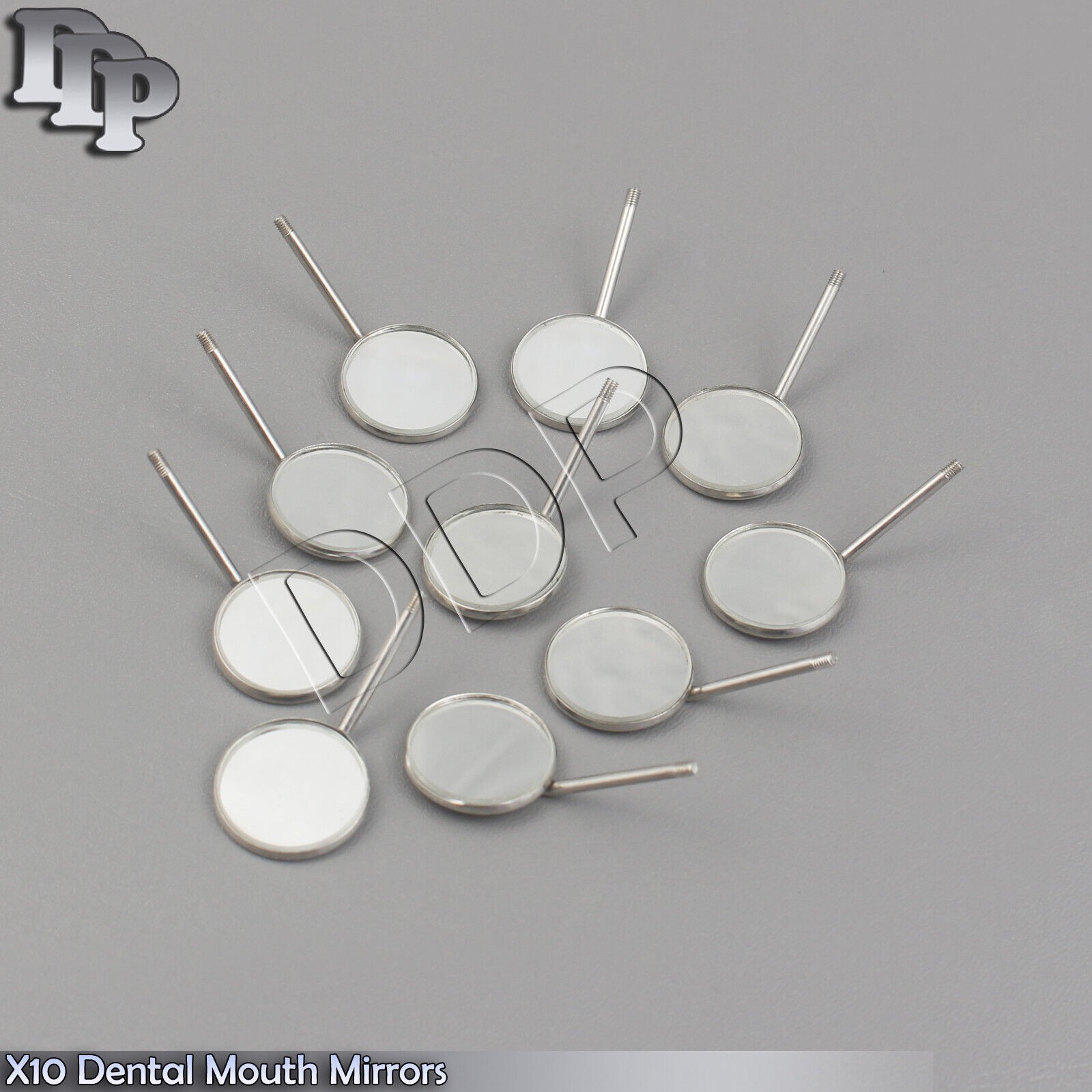 24 Pcs Dental Mirror No.5 Plain Dental Instrument