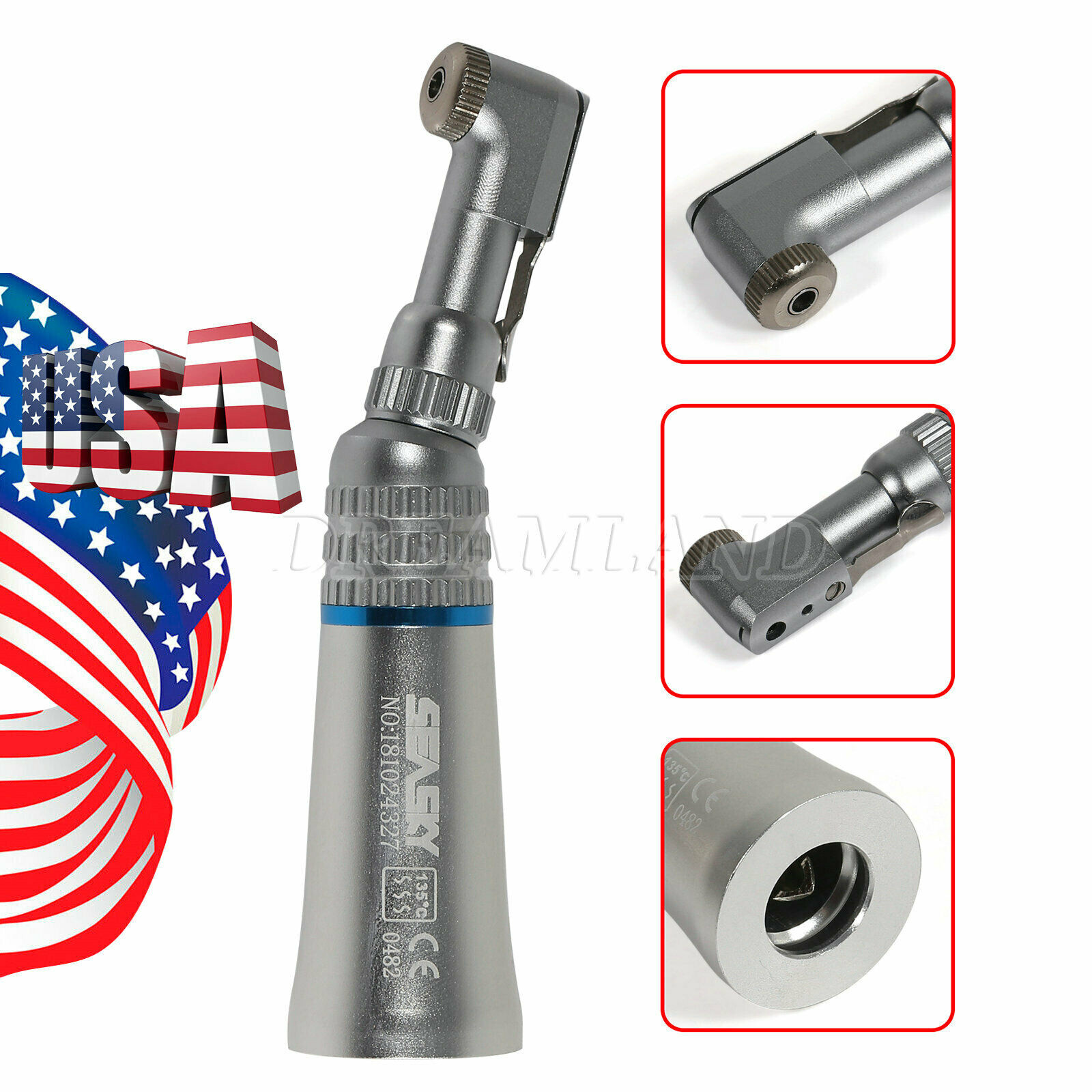 Estilo NSK Dental Latch Contra Angulo Baja Velocidad Pieza de Mano Handpiece YP4