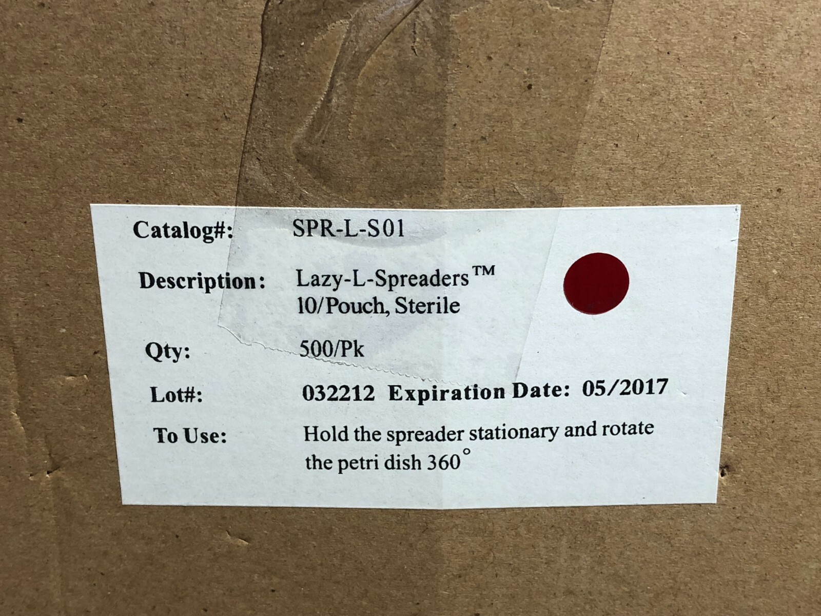BioExpress SPR-L-S01 Lazy-L-Spreaders 500/Pk