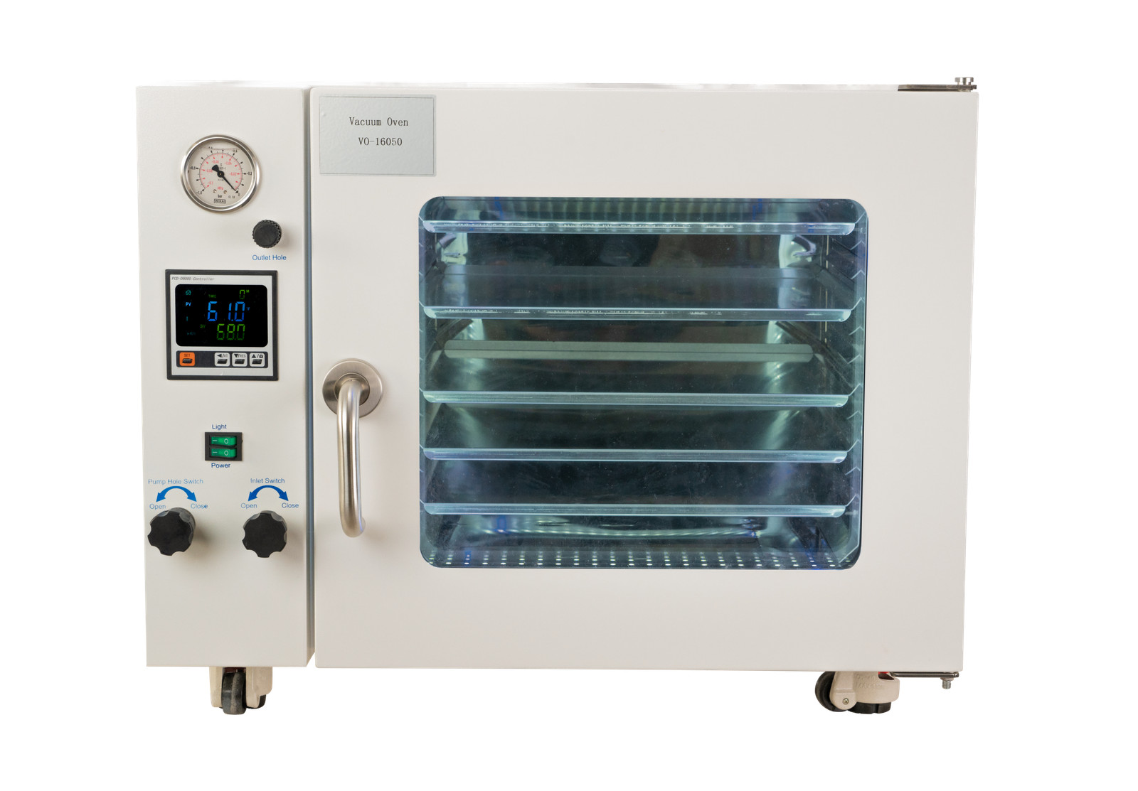 Vacuum Oven Lab Oven Laboratory Industrial Oven 110V 50/60Hz 850W 50L/1.9CF