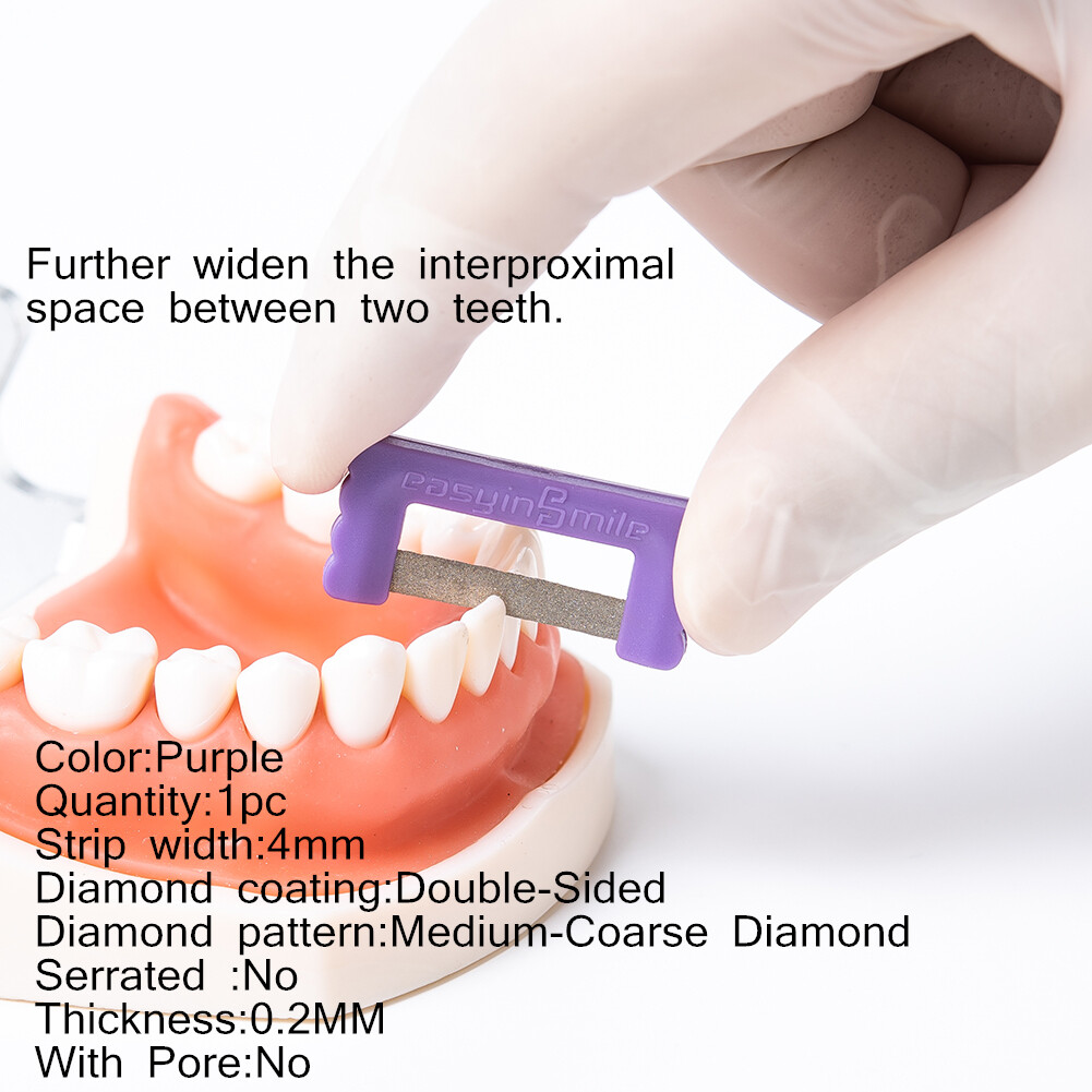 Easyinsmile Dental IPR Strip Ortho Interproximal Reduction Enamel Strip Kit 10pc