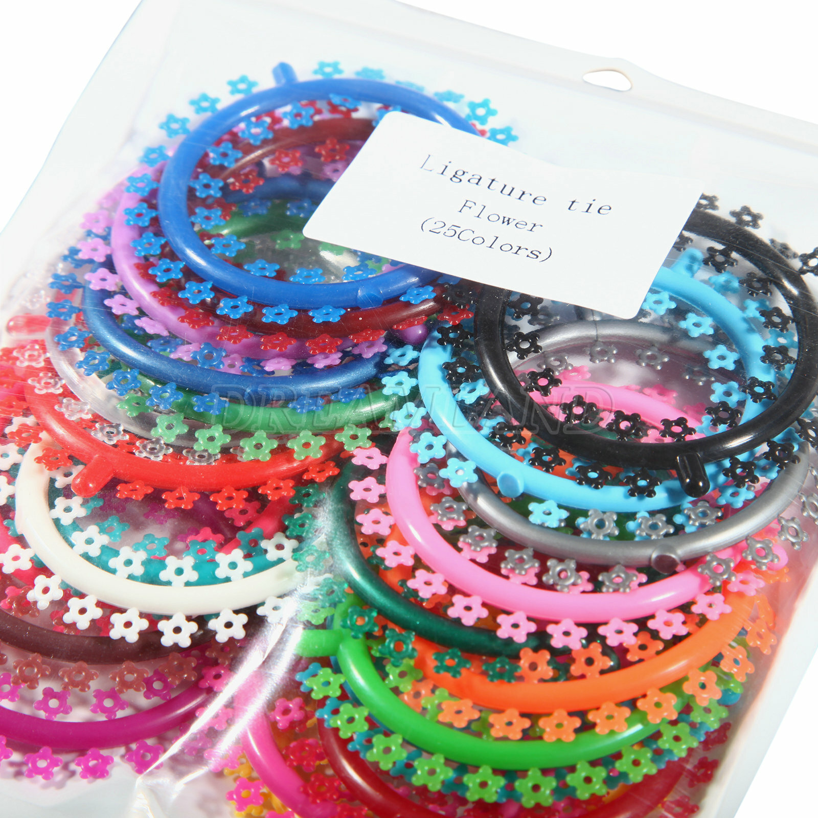 1-10packs Dental Dental Orthodontic Elastic Ligature Ties Bands for Brackets
