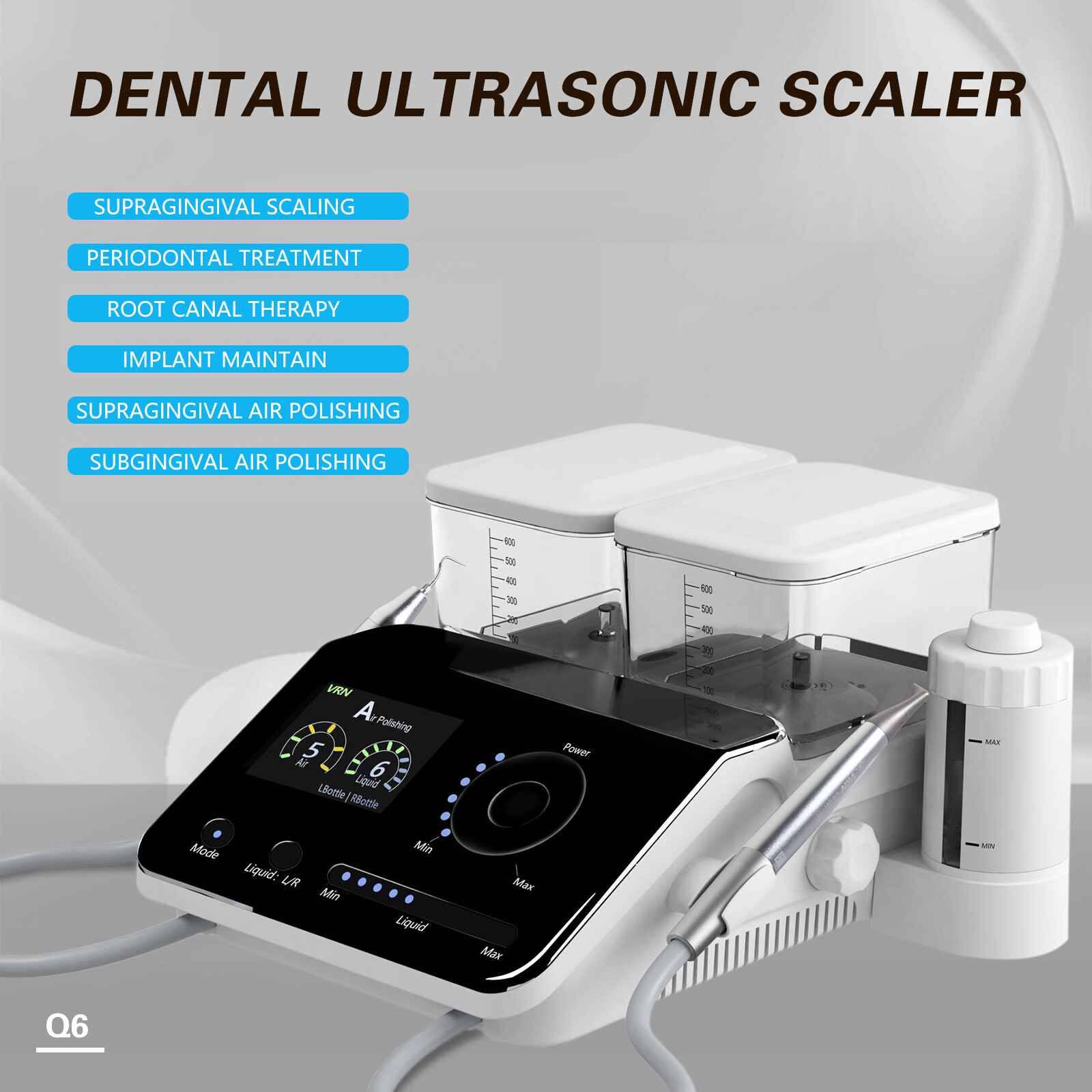 Dental Ultrasonic Scaler Piezon & Prophy Polisher AIRFLOW Fit EMS Prophylaxis