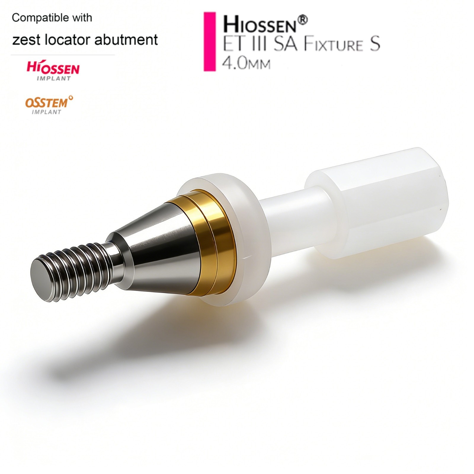 Overdenture Attachment locator abutment For HIOSSEN ET SA Mini/Standard Platform