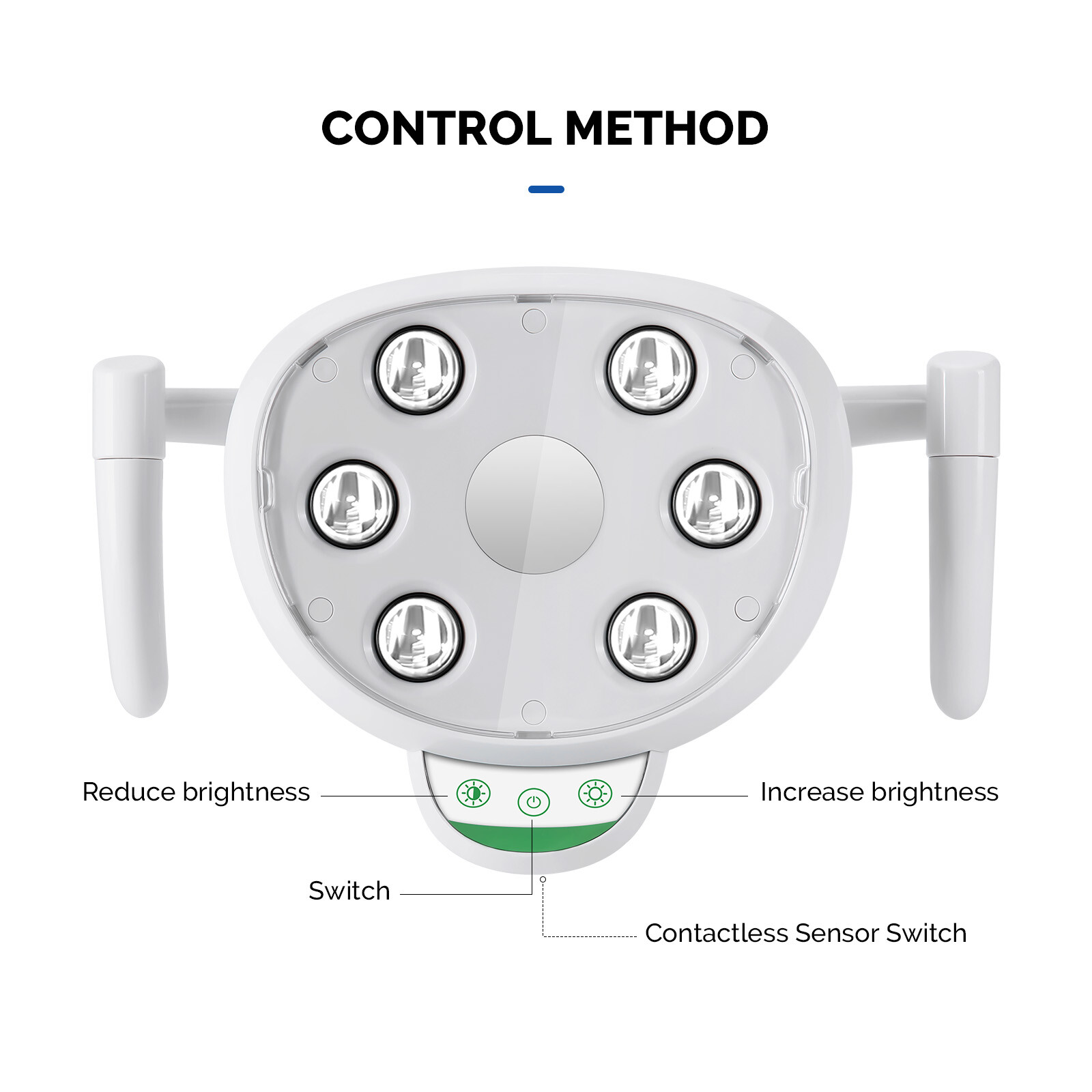 COXO Dental 6 LED Lamp Oral Light Induction Senser Control Lamp for Dental Chair