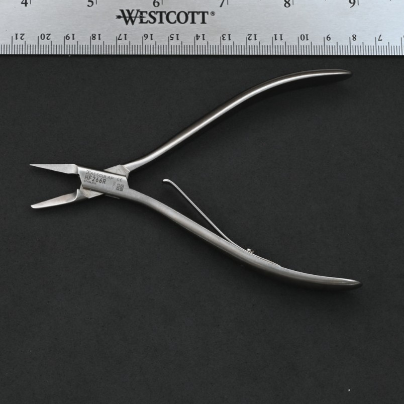 Aesculap HF266R Nail Splitting Scissors 5 1/4 in (135 mm) Surgical Instrument