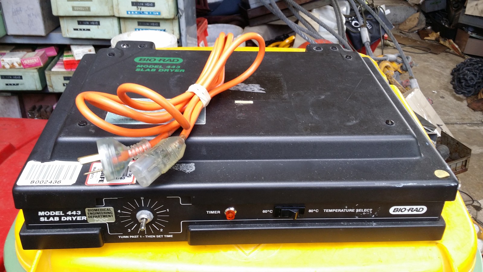 BIO-RAD 443 SLAB DRYER 60*C 80*C 220V-240V with Australia plug cable