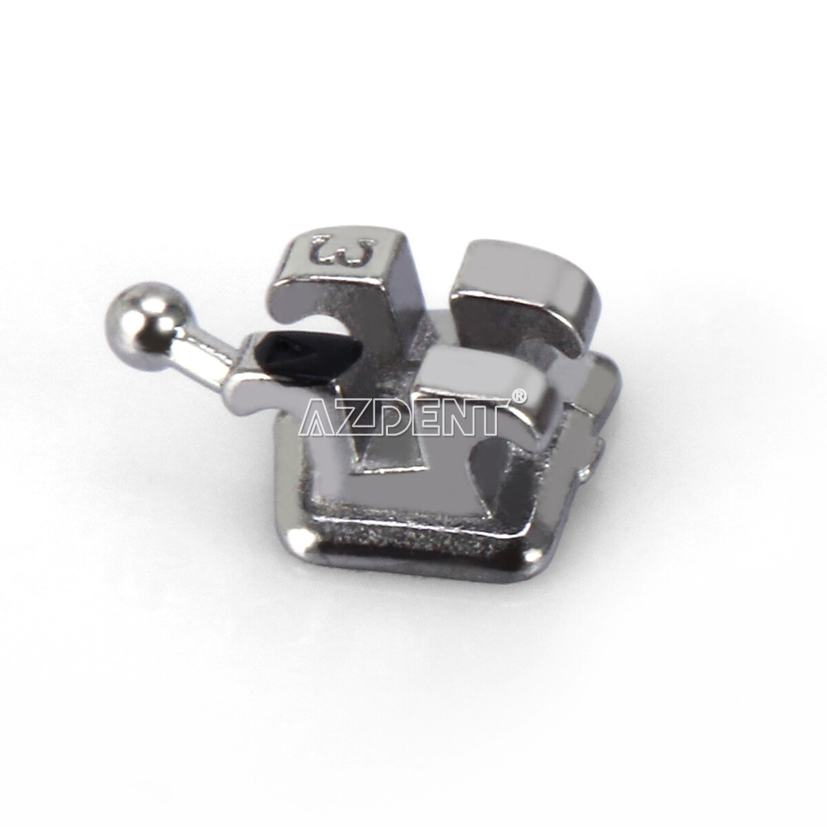 10X AZDENT Orthodontic Monoblock Brackets Braces Mini Roth Slot.022 Hooks 3-4-5