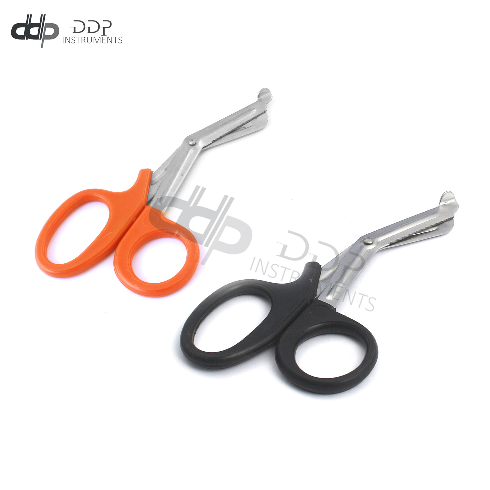 2 PARAMEDIC UTILITY BANDAGE TRAUMA EMT EMS SHEARS SCISSORS 5.5 INCH-ORANGE BLACK