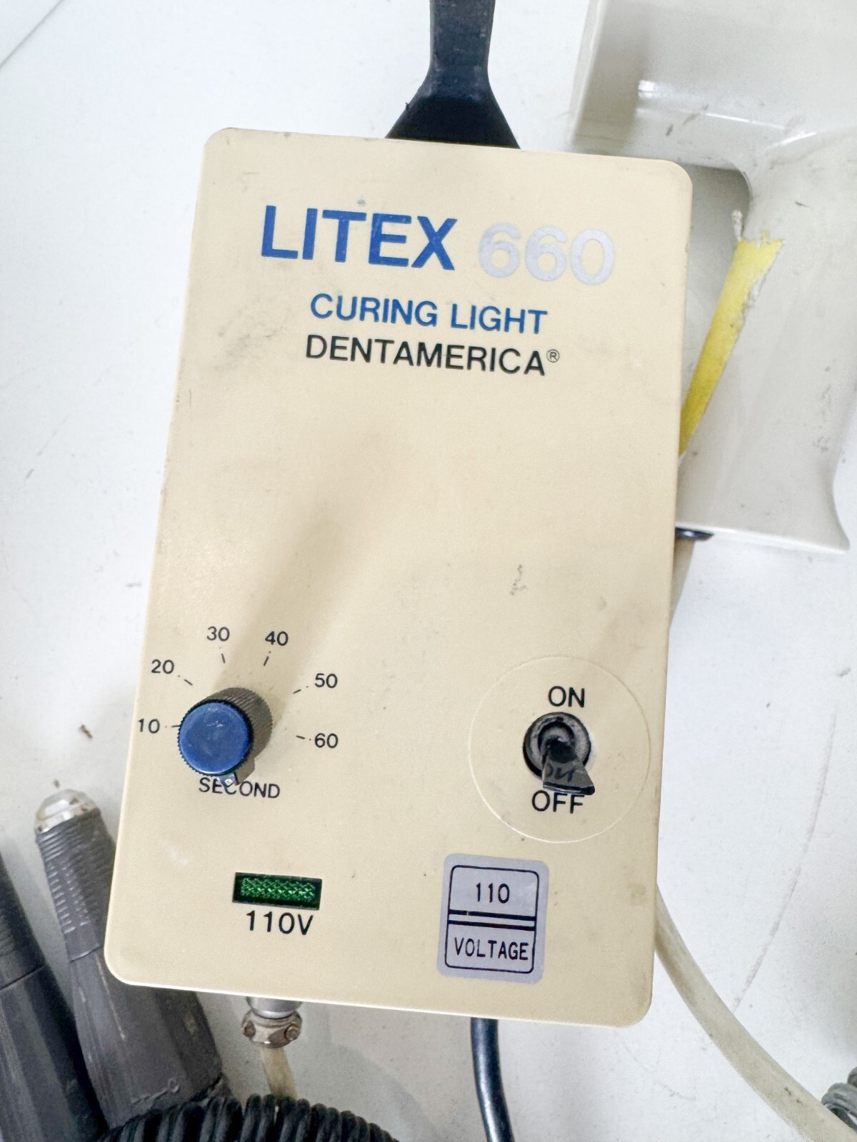 USED Litex 660 dental curing light Microlab 350 control, 2 tools, cables EL05